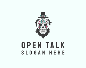 Hat Skull Man  logo design