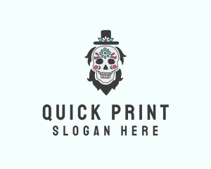 Hat Skull Man  logo design