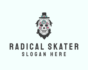 Hat Skull Man  logo design