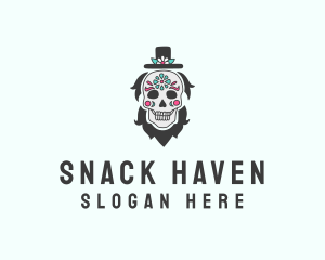 Hat Skull Man  logo design