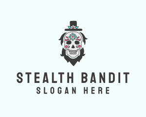 Hat Skull Man  logo design