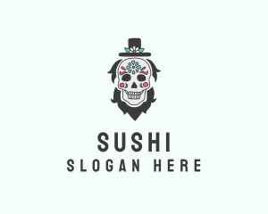 Hat Skull Man  logo design