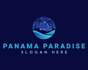 Night Surf Beach logo design