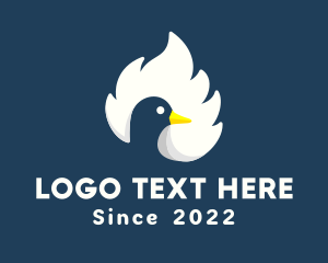 Vet - Feather Duck Beak logo design