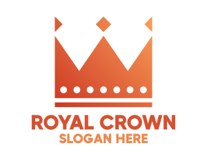 Majesty - Gradient Crown Monarch logo design