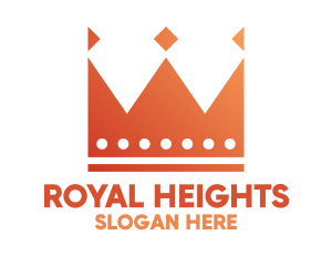 Highness - Gradient Crown Monarch logo design