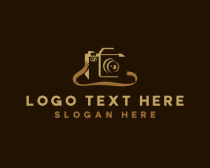 Dslr - Antique Camera Photography logo design