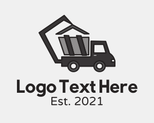 Construction - Truck Heavy Machinery logo design