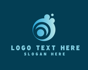 Tidy - Water Sanitation Bubbles logo design