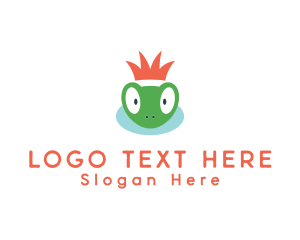 Animal - Royal Frog Crown logo design