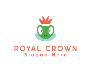 Prince - Royal Frog Crown logo design