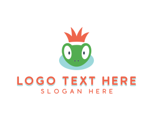 Story Book - Royal Frog Crown logo design