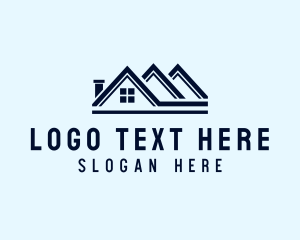 Roof - Residential Housing Roof Property logo design