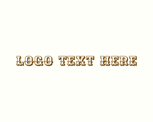 West - Western Cowboy Brand logo design