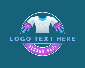 Laundromat - Tshirt Printing Fashion logo design