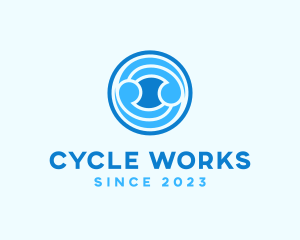 Cycle - Circle Cycle Spiral logo design