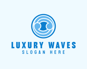 Wave Cycle Spiral logo design