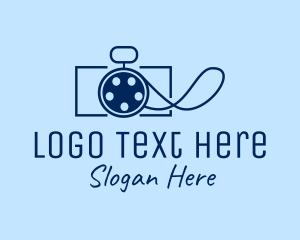 Photo Studio - Camera Film Reel logo design