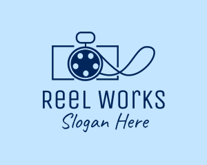 Camera Film Reel  logo design