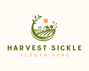 Nature Farm Field logo design