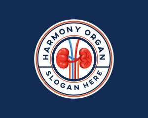 Organ - Kidney Organ Anatomy logo design