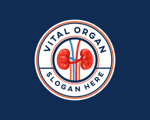 Kidney - Kidney Organ Anatomy logo design