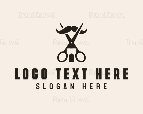 Hairstylist Barber Scissors Logo