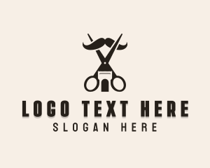 Grooming - Hairstylist Barber Scissors logo design