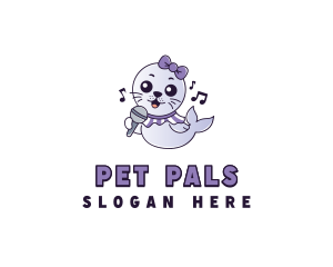 Sea Lion Singer logo design