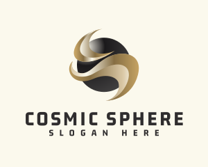 Global Sphere Gradient Business logo design