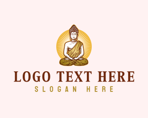 Yoga Buddhist Meditation Logo