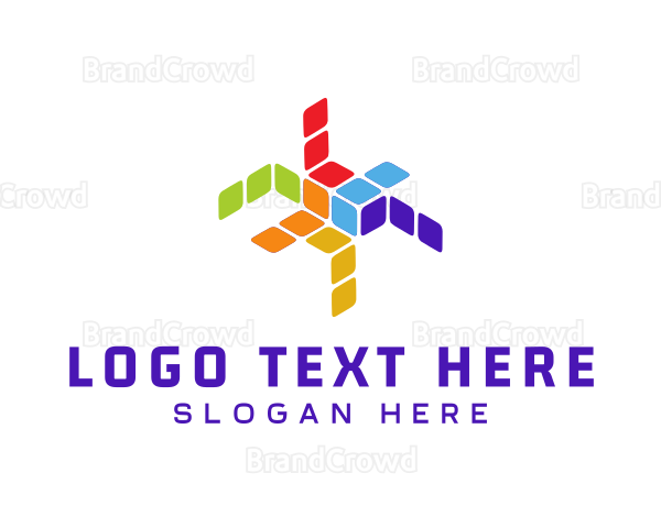 Box Printing Storage Logistics Logo