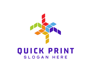 Box Printing Storage Logistics logo design