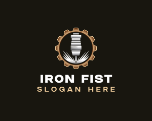 Industrial Milling Machine logo design