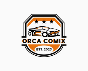 Supercar - Sports Car Motorsports Racing logo design