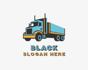 Forwarding - Logistics Trailer Truck Transportation logo design