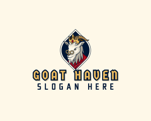 King Goat Gaming logo design