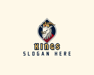 King Goat Gaming logo design