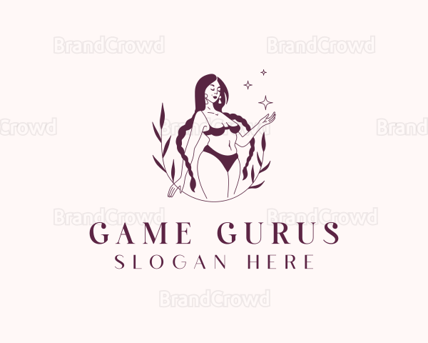 Bikini Lingerie Woman Logo