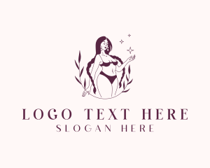 Bikini Lingerie Woman Logo