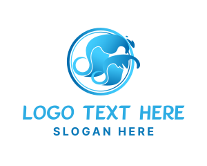 Surfing - Blue Wave Surf logo design