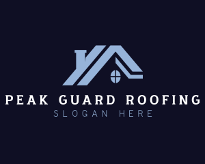 Roofing Repair Construction logo design