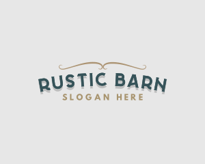 Rustic Hipster Business logo design