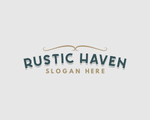 Rustic Hipster Business logo design