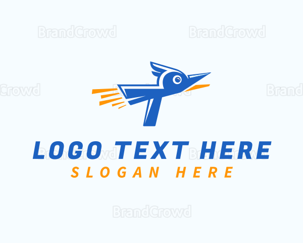 Animal Bird Letter T Logo