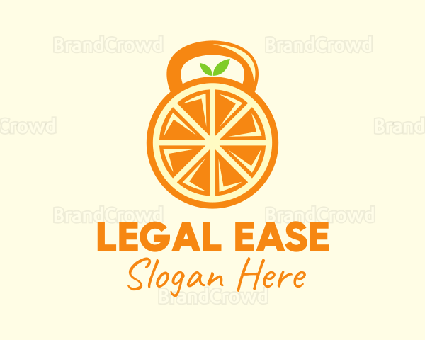 Orange Fruit Kettlebell Logo