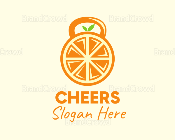 Orange Fruit Kettlebell Logo