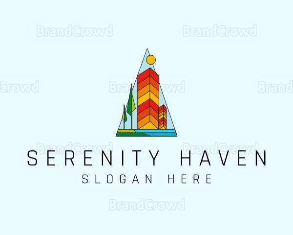 Skyscraper Tower Building Logo