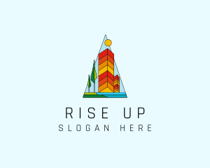 Skyscraper Tower Building logo design