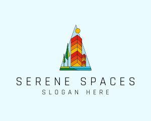 Skyscraper Tower Building logo design